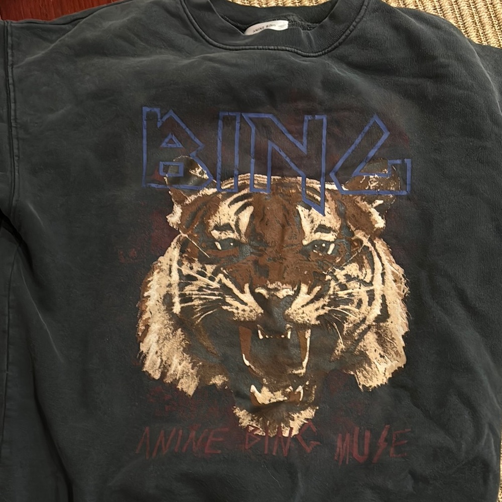 Anine Bing Muse Tiger Graphic Sweatshirt